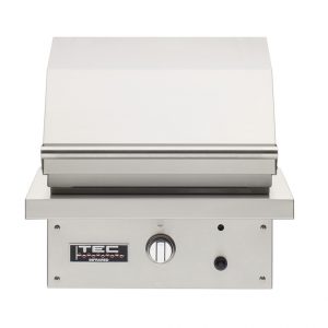 A Tec 26 Patio Fr Built-In Infrared Gas Grill on a white background.