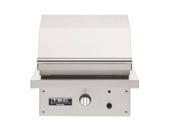 A Tec 26 Patio Fr Built-In Infrared Gas Grill on a white background.