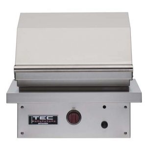 A Tec 26 Sterling Patio Fr Built-In Infrared Gas Grill on a white background.