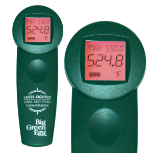 Big green egg temperature gauge - infrared cooking surface thermometer.