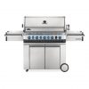 A Napoleon Prestige Pro 665RSIB gas grill with two burners.