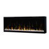 A Dimplex IgniteXL 50 Electric Linear Fireplace with flames.