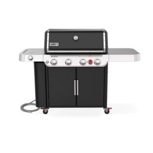 A Weber Genesis E-435 gas grill on a white background.