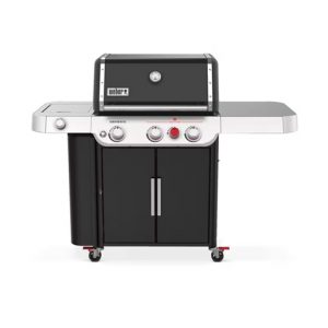 A Weber Genesis E-335 gas grill on a white background.