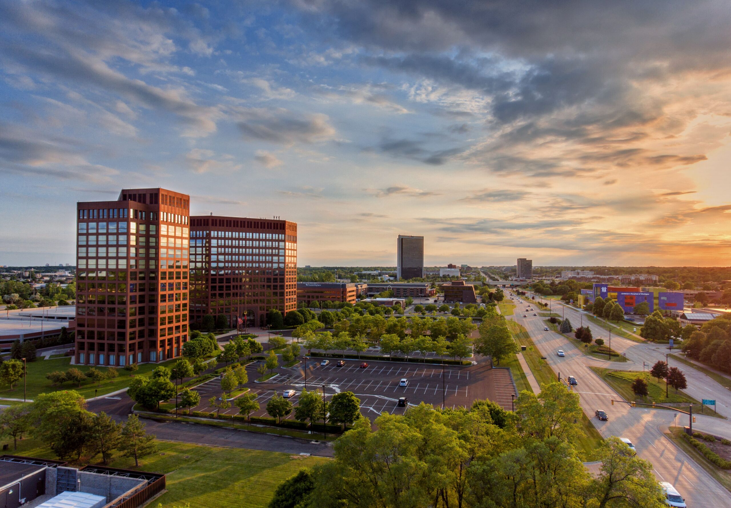 Columbia Center Building In Troy, Michigan, USA 48083