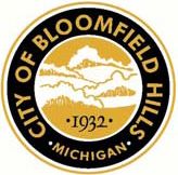 The city of bloomfield hills logo.