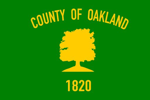 County of oakland flag.