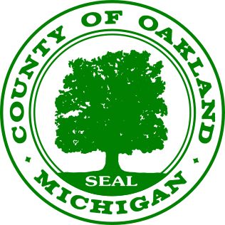 County of oakland seal michigan.